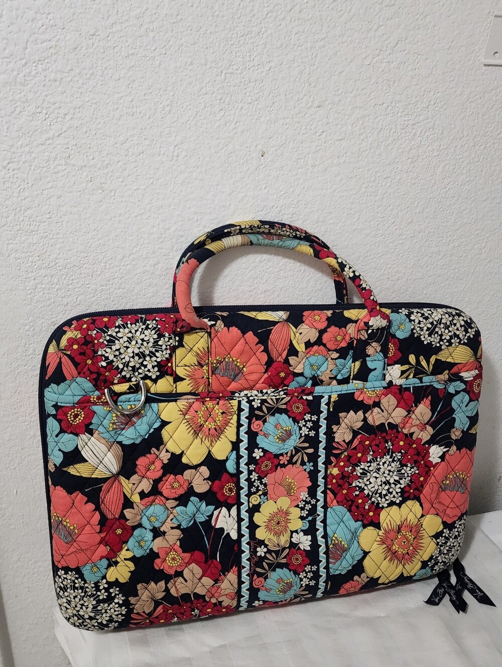 Vera Bradley Floral Quilted Laptop Bag in Multi